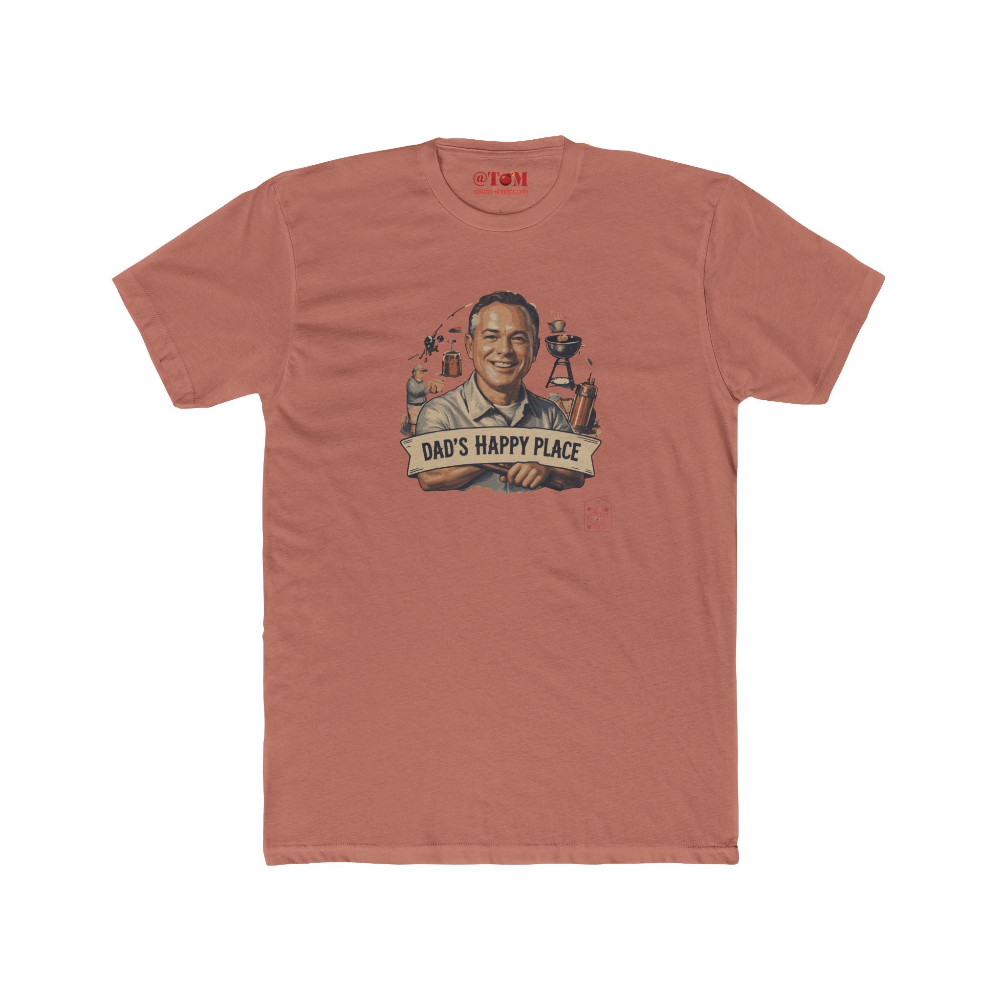 Father's Day Gift T Shirt – Fishing & Grilling Dad Tee