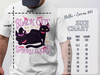 Black Cats Spooky Squad Graphic Tee Shirt product type