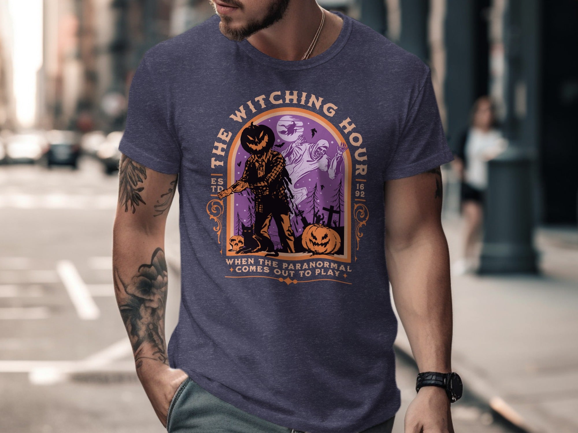 The Witching Hour Halloween Graphic T-Shirt product