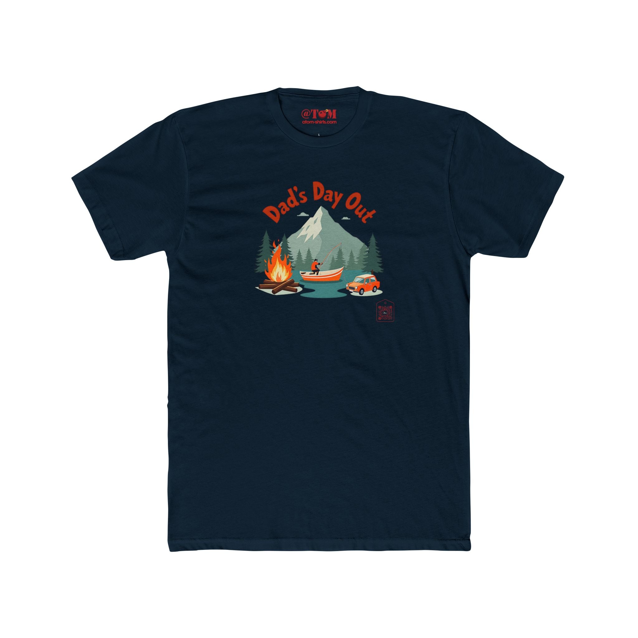 Outdoor Dad T Shirt – Adventure Camping & Fishing Tee