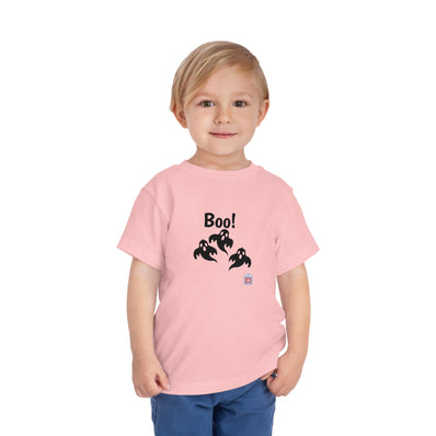 Cute Halloween Ghosts and Boo Text Funny Spooky T-Shirt