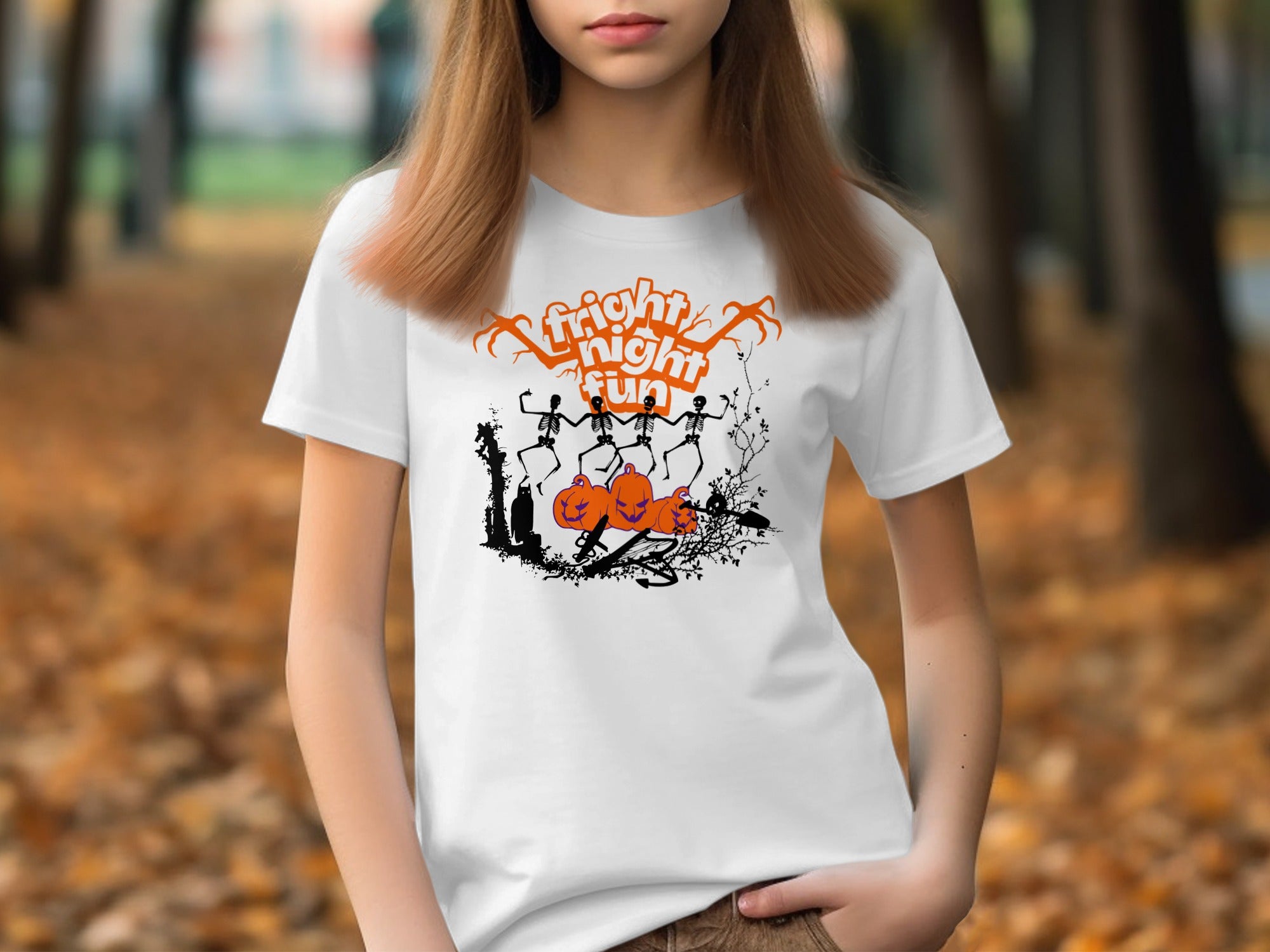 Fright Night Fun Halloween Themed Graphic T-Shirt product