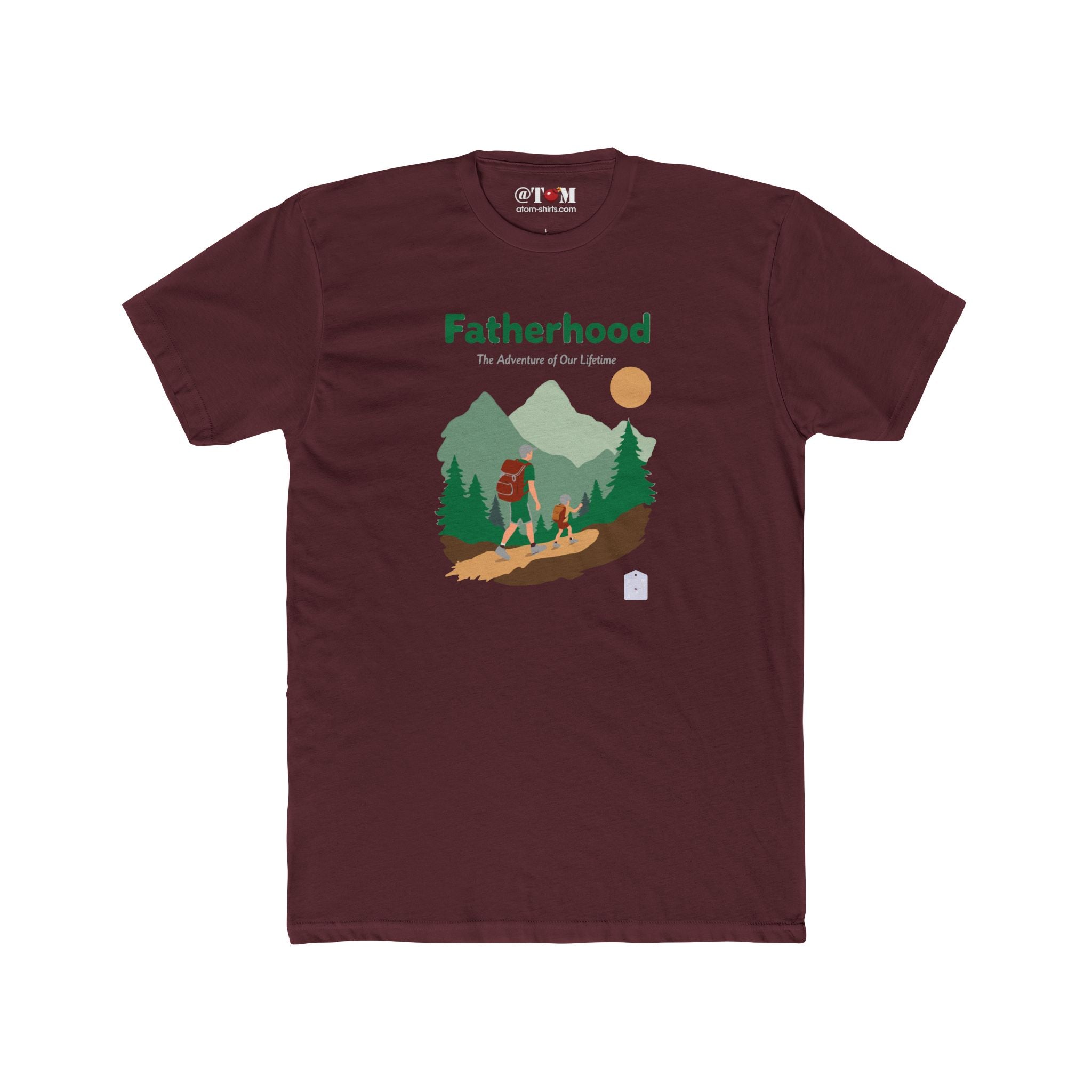 Fatherhood Adventure T Shirt – Dad & Son Hiking Gift