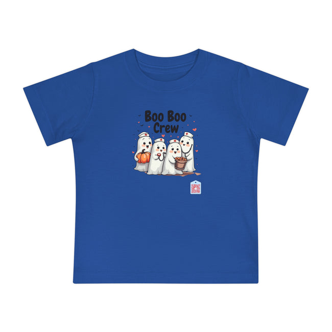 Baby T-Shirt Cute Boo Boo Nurse Ghosts Crew for Halloween