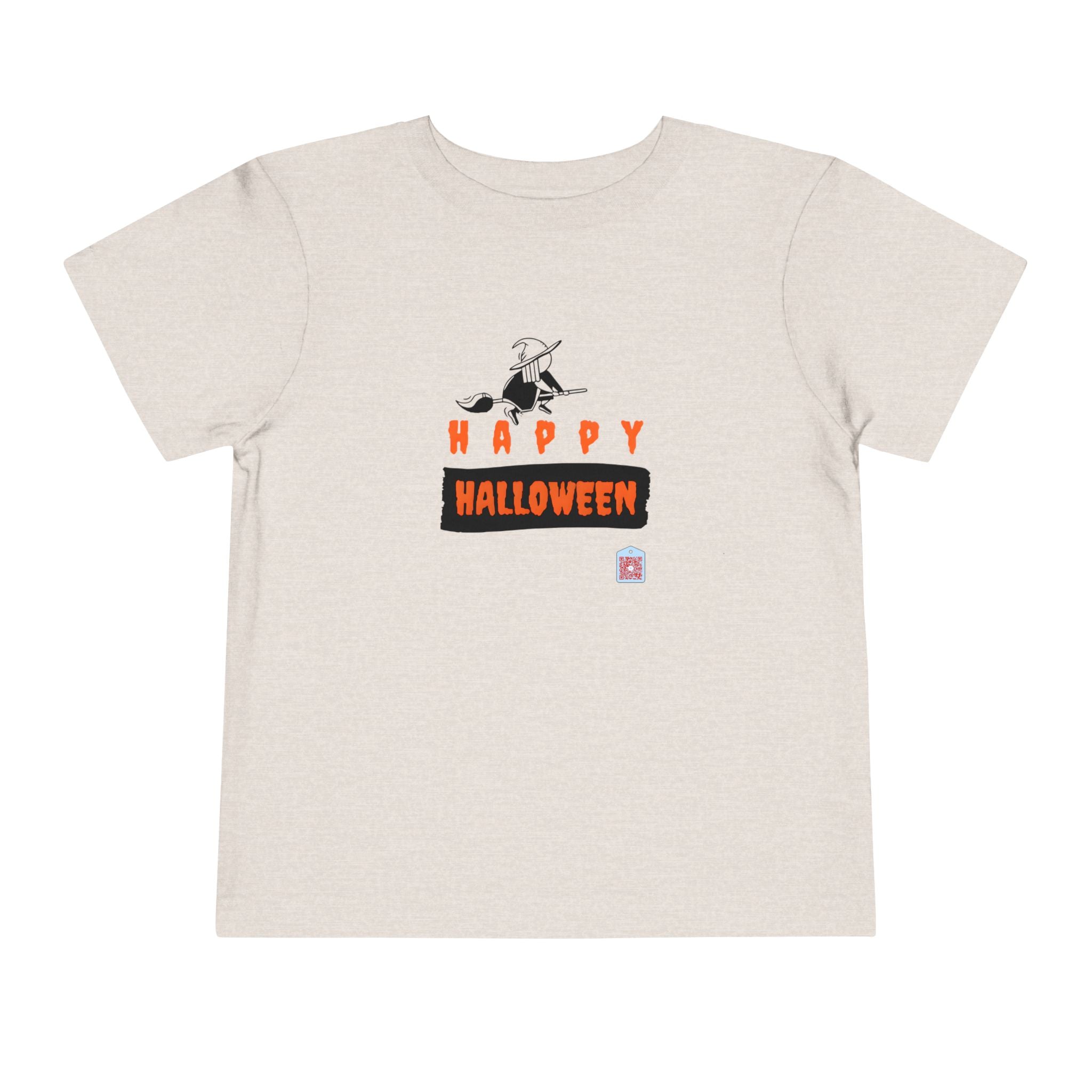Happy Halloween with Flying Witch Halloween Graphic T-Shirt