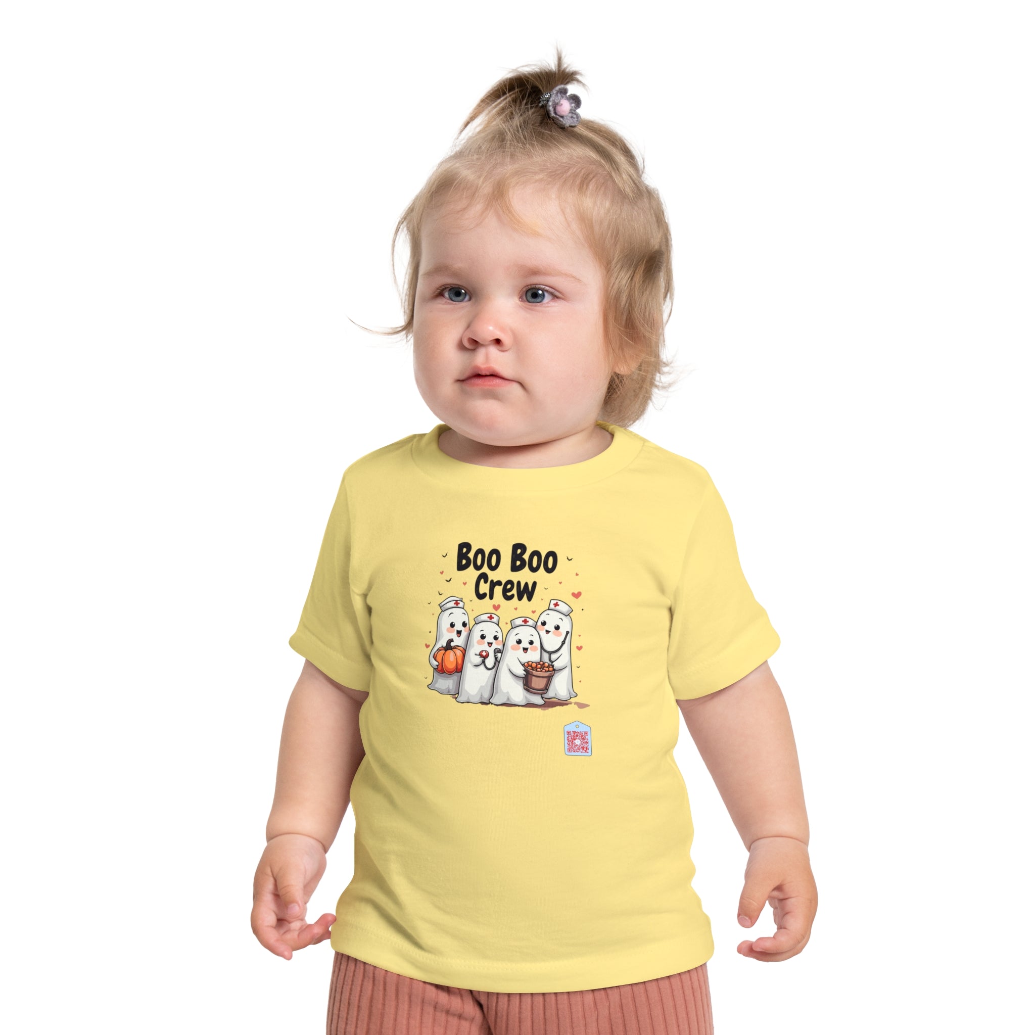 Baby T-Shirt Cute Boo Boo Nurse Ghosts Crew for Halloween