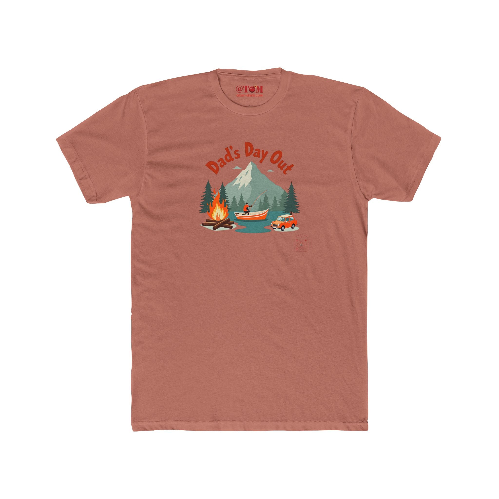 Outdoor Dad T Shirt – Adventure Camping & Fishing Tee