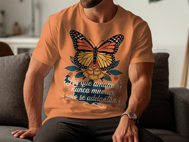 Vibrant Butterfly Design Inspirational Quote Shirt product