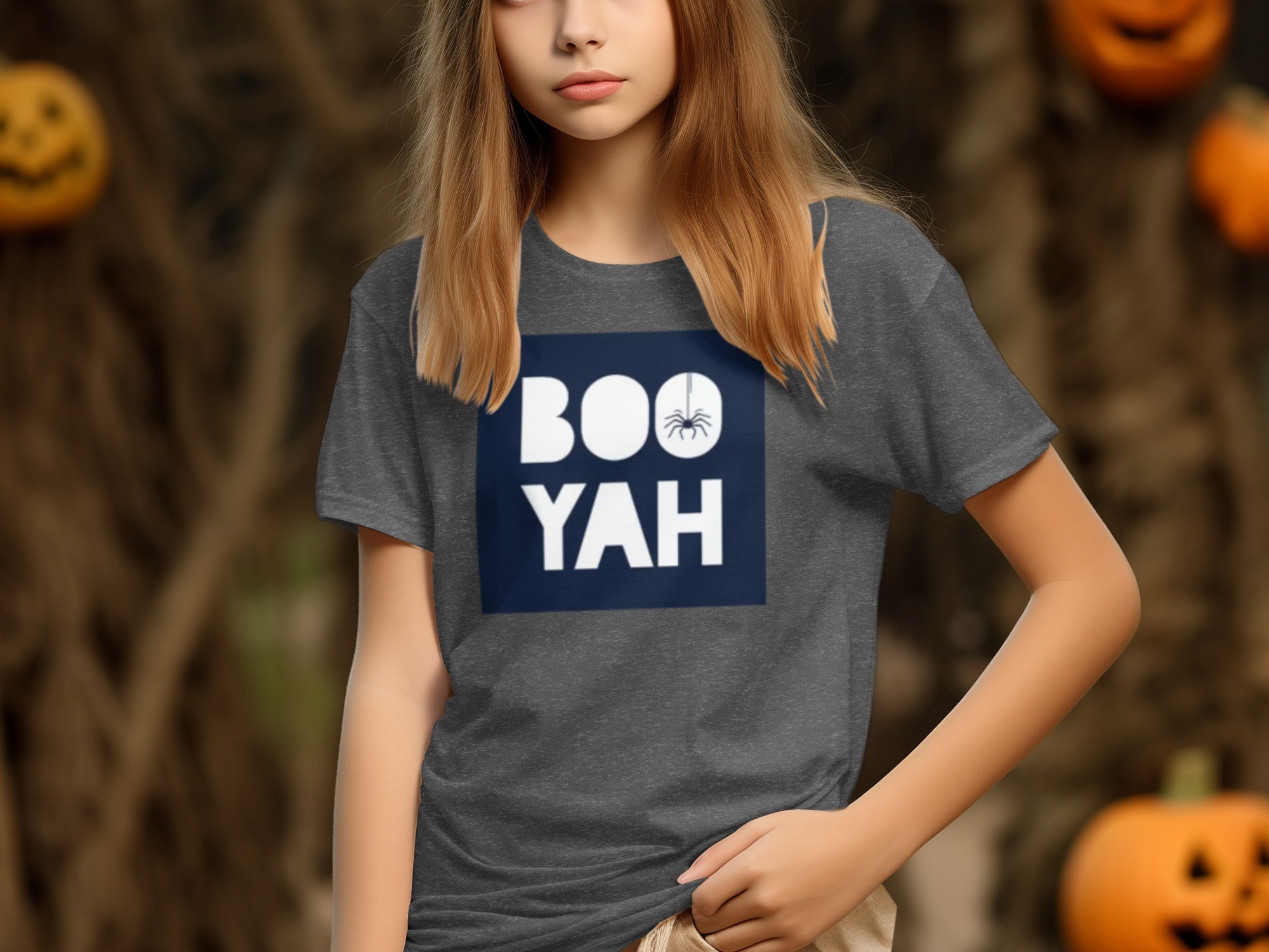 Funny Boo Yah Halloween Graphic Tee Shirt product