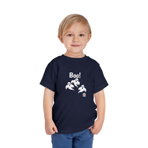 Cute Halloween Ghosts and Boo Text Funny Spooky T-Shirt