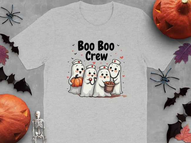 Boo Boo Crew Ghost Family Halloween T-Shirt product type