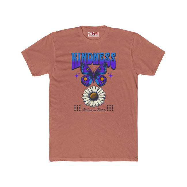 Kindness T-shirt with Butterfly and Daisy Design