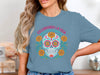 Celebrando La Vida Floral Skull Graphic Tee product