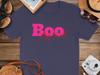 Boo-tiful Lettering Graphic on Navy Tee Shirt product type