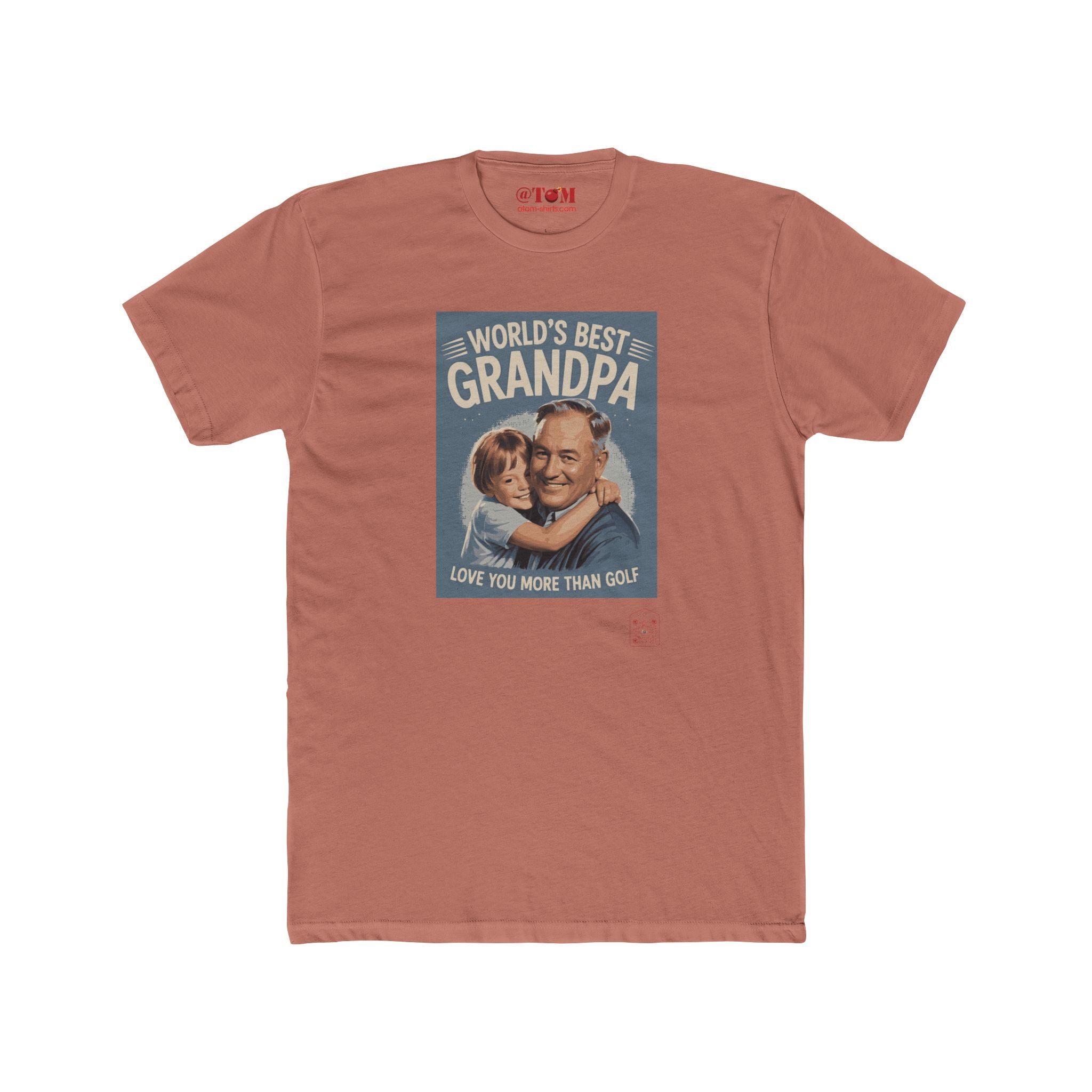 World's Best Grandpa T-Shirt – Heartfelt Golf & Family Gift