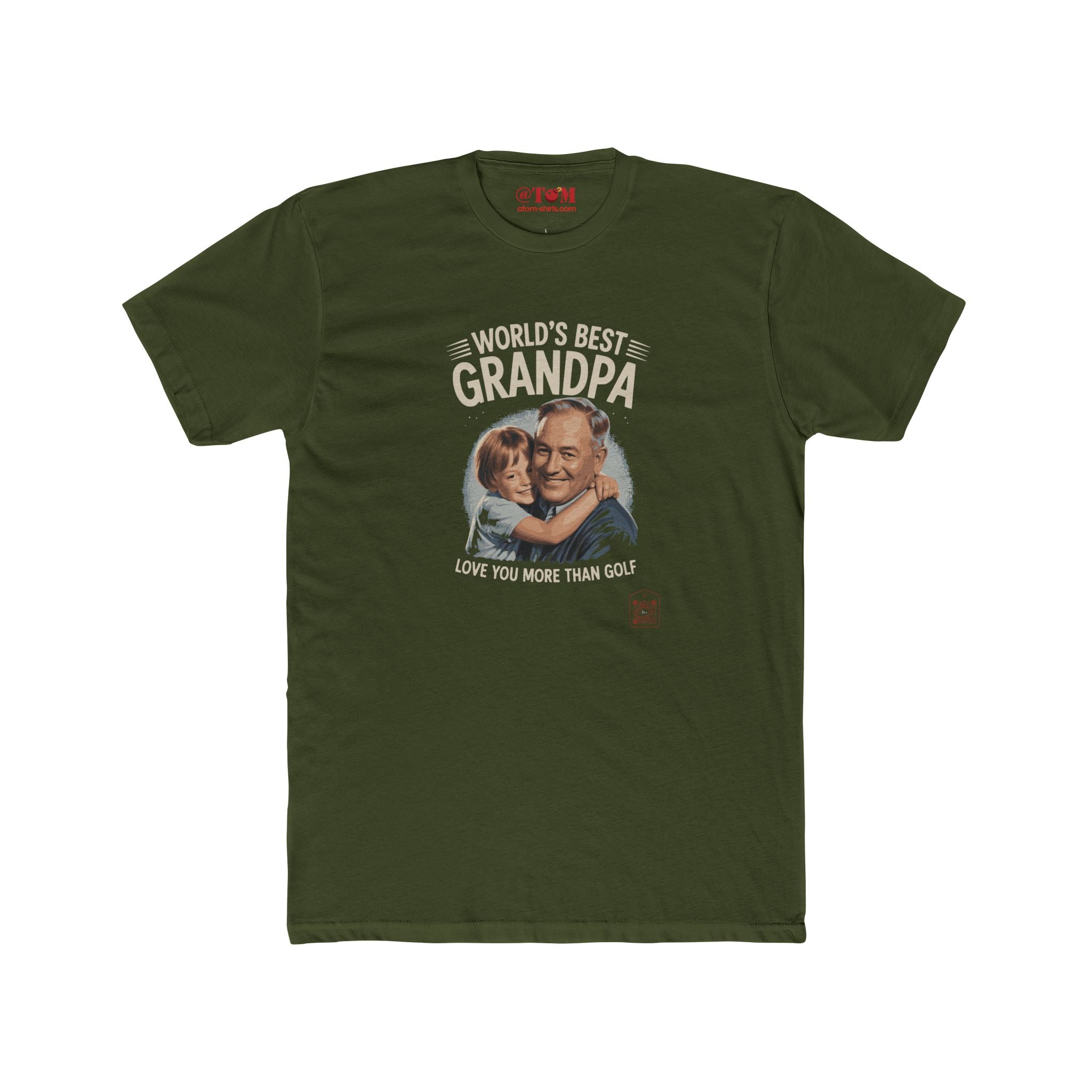 World's Best Grandpa T-Shirt – Heartfelt Golf & Family Gift