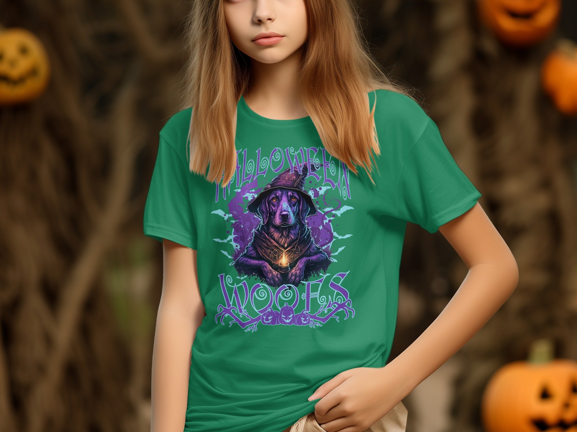 Halloween Woods Graphic T-Shirt festive product type