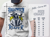 Halloween Reaper Graphic Tee Shirt Trendy Product