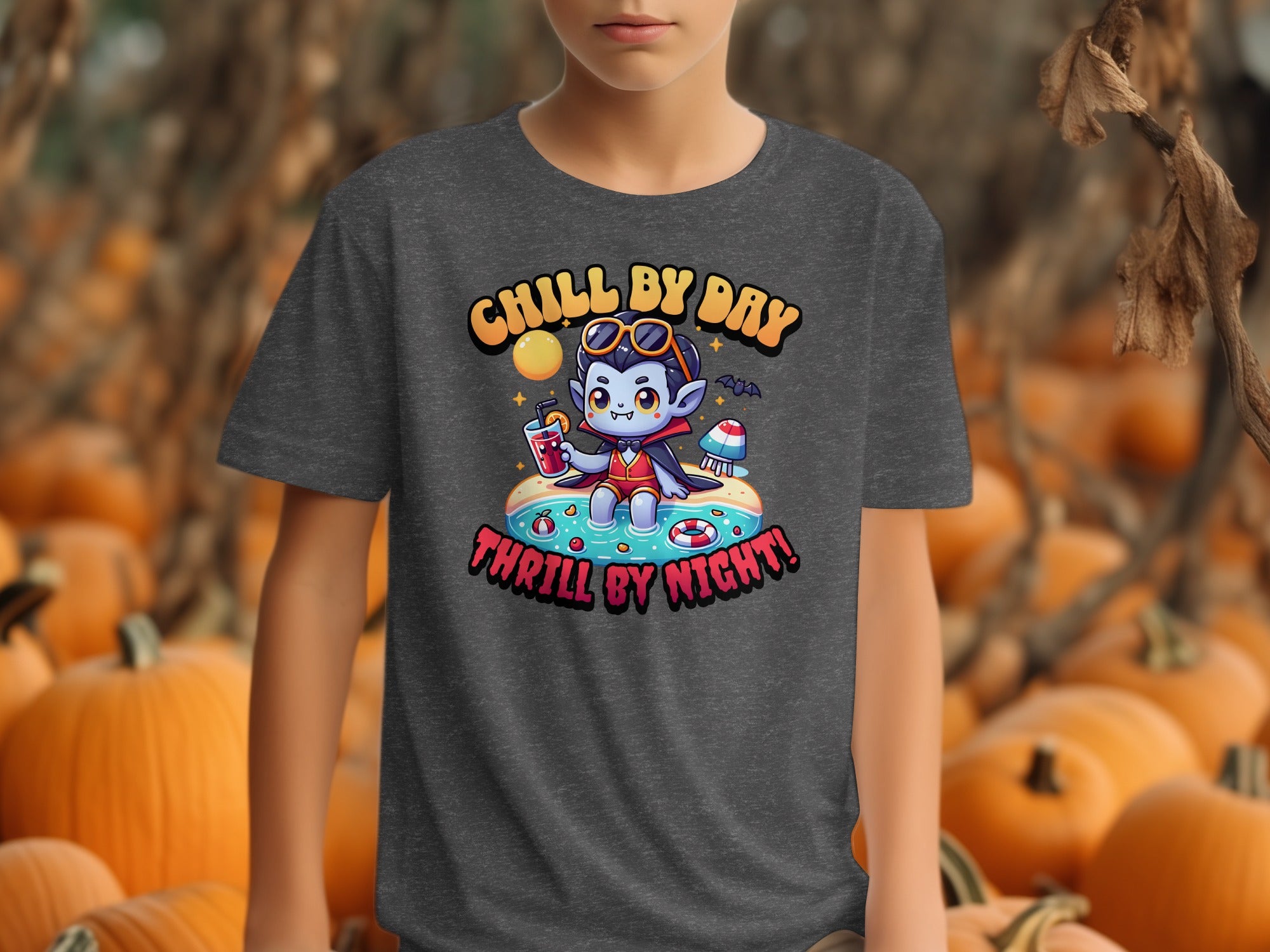 Chill By Day Thrill By Night Halloween Shirt product