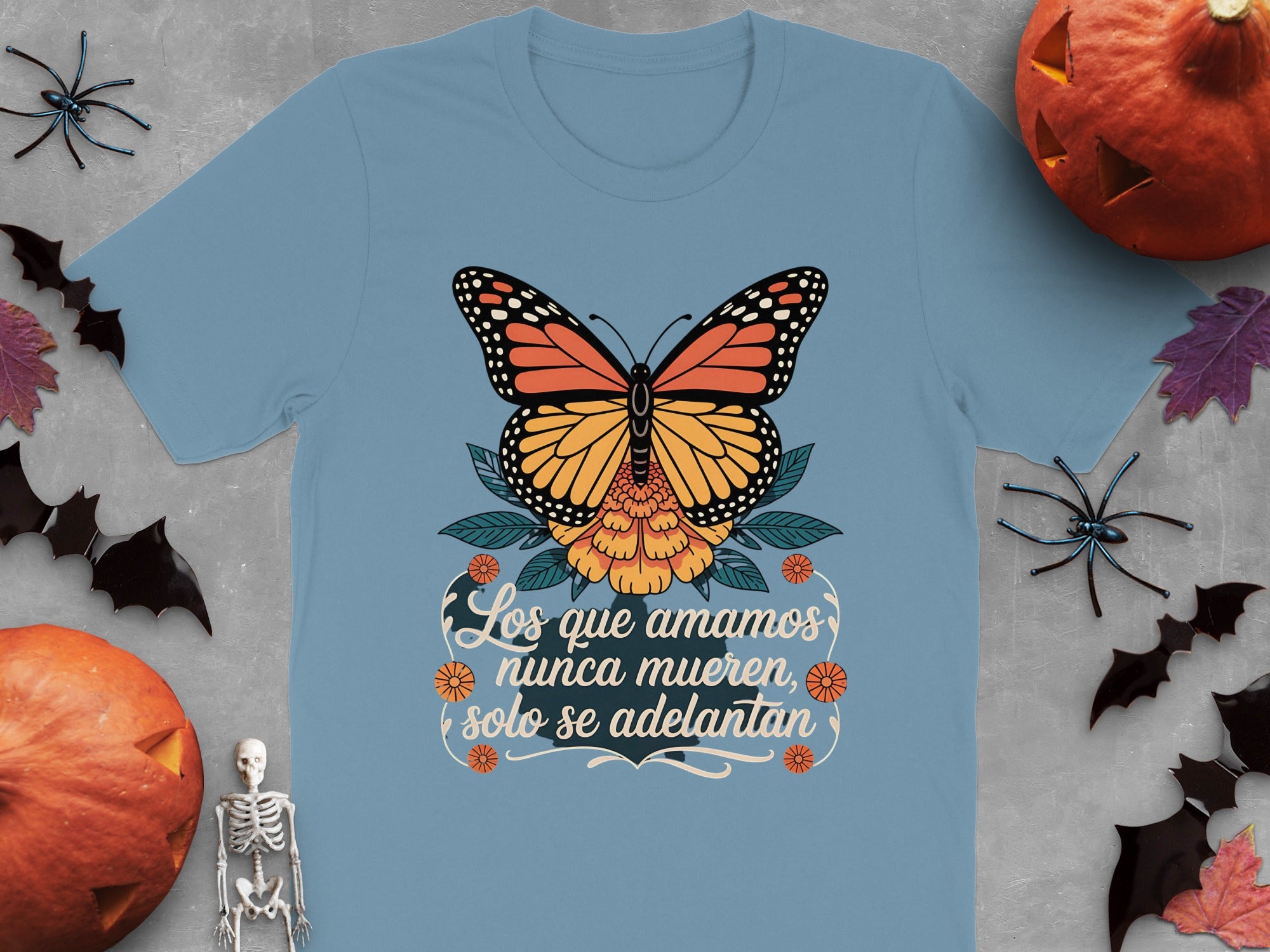 Monarch Butterfly Design with Spanish Quote Shirt product type