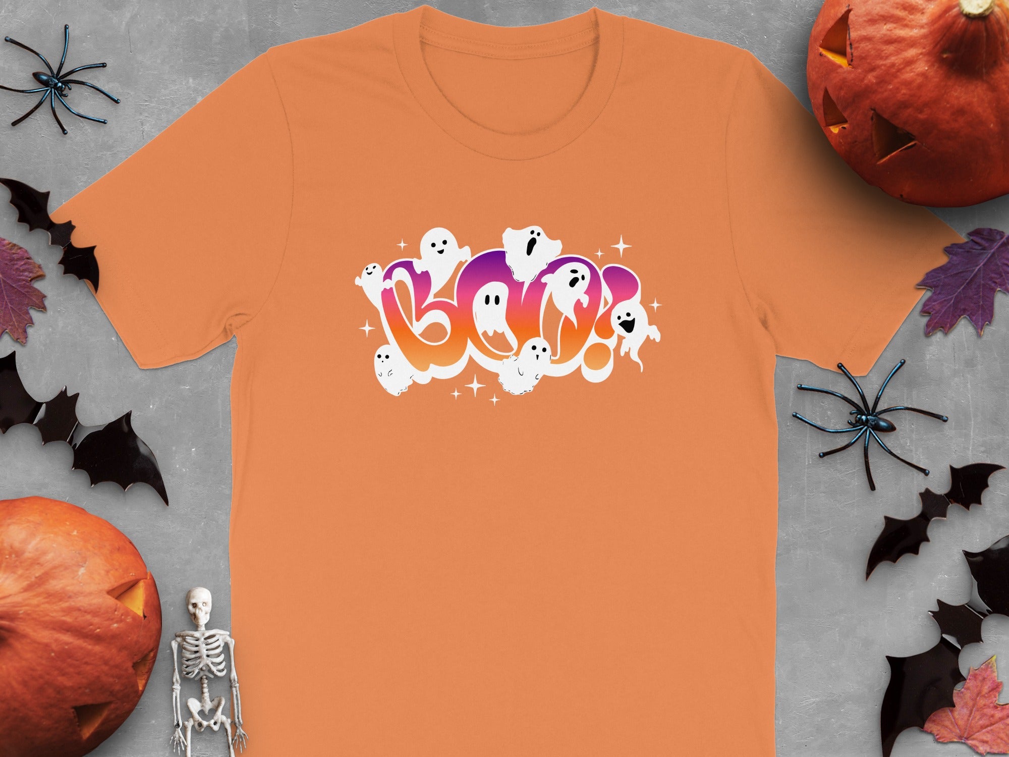 Spooky BOO Halloween Graphic Tee Shirt product type