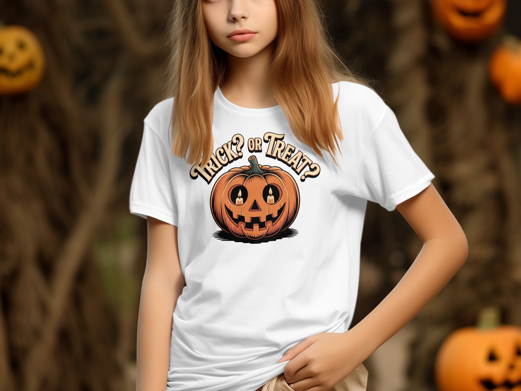 Trick or Treat Pumpkin Tshirt Halloween product