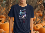 Abracadabra Wizard Cat with Hat Halloween T-shirt product type