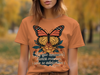 Colorful Butterfly Design with Heartfelt Quote product type