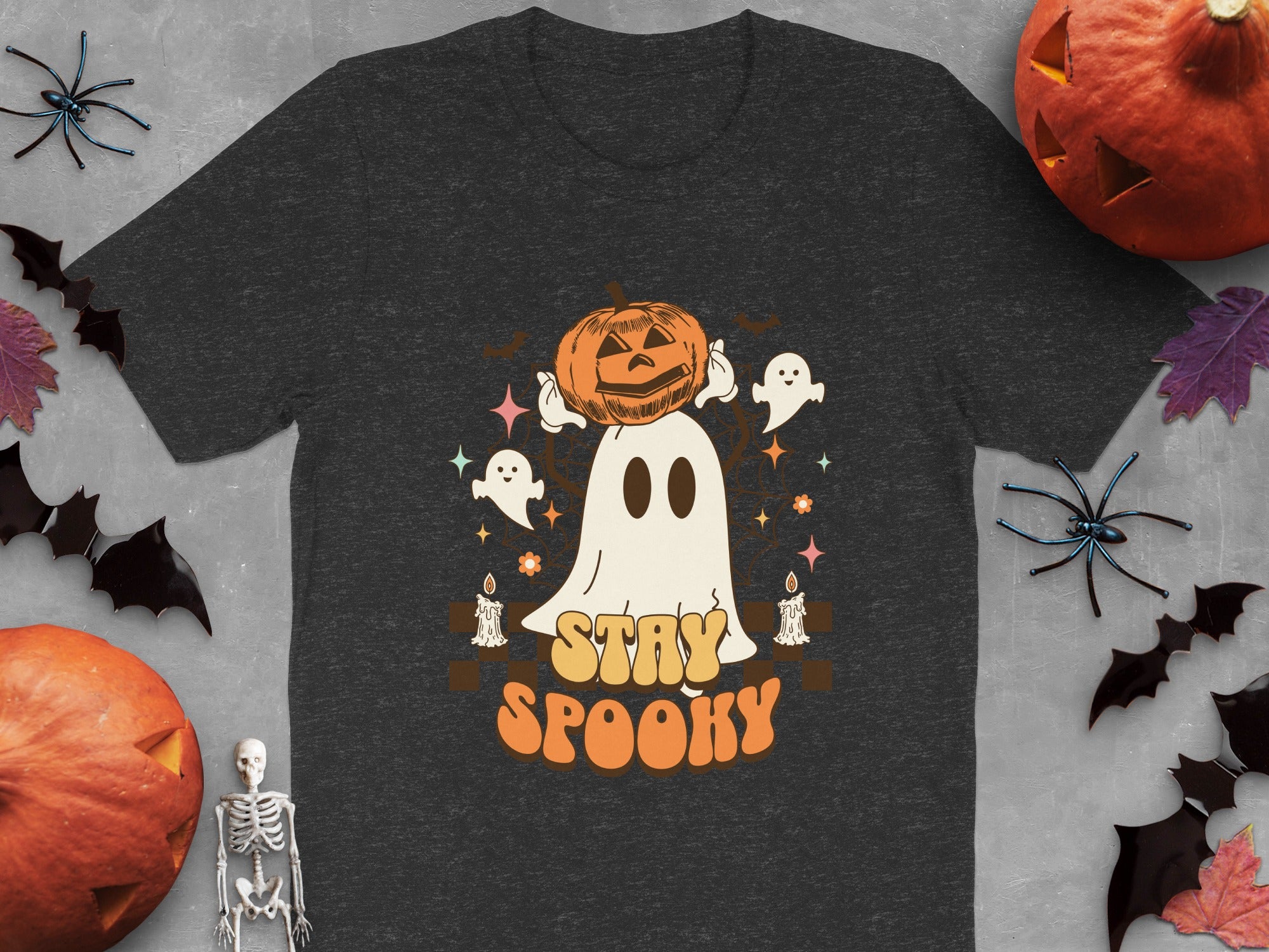 Stay Spooky Ghost and Pumpkins Halloween product type