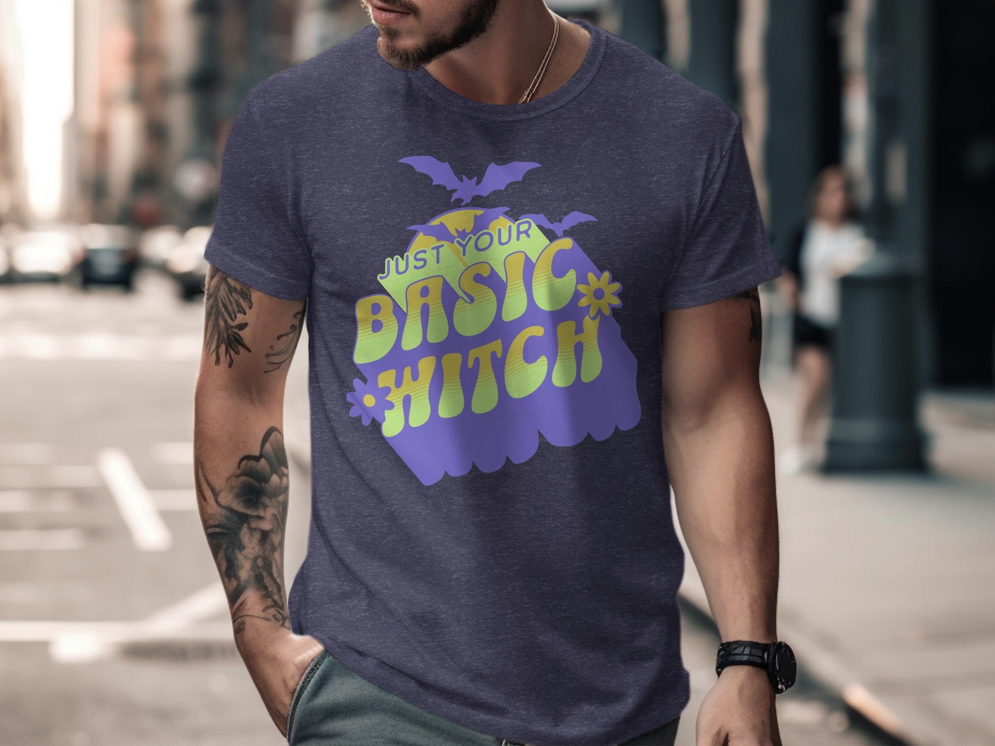 Just Your Basic Witch Graphic Tee Shirt product