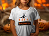 Happy Halloween with Flying Witch Halloween Graphic T-Shirt
