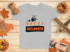 Happy Halloween with Flying Witch Halloween Graphic T-Shirt