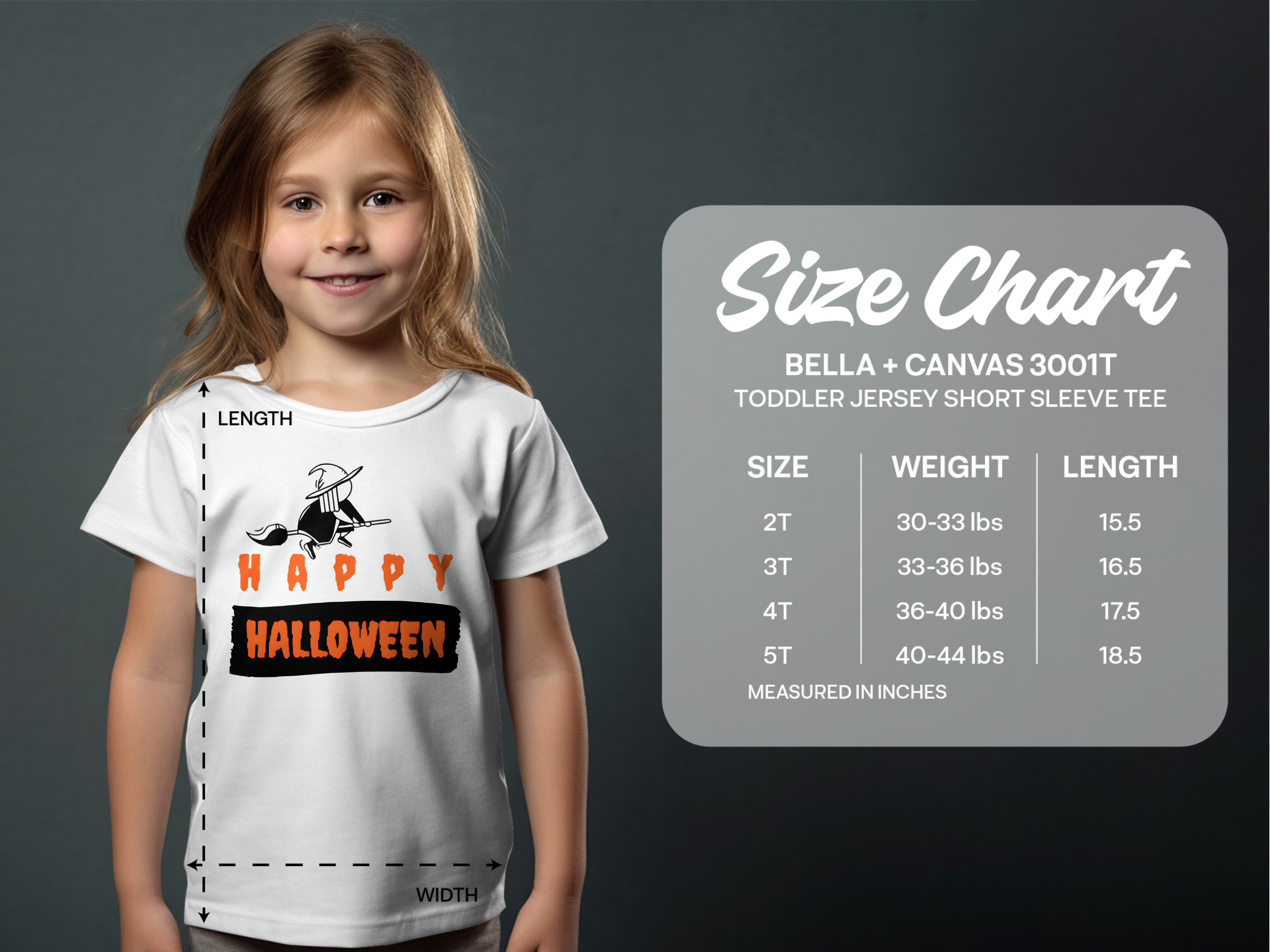 Happy Halloween with Flying Witch Halloween Graphic T-Shirt