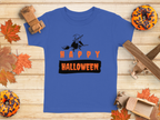 Happy Halloween with Flying Witch Halloween Graphic T-Shirt