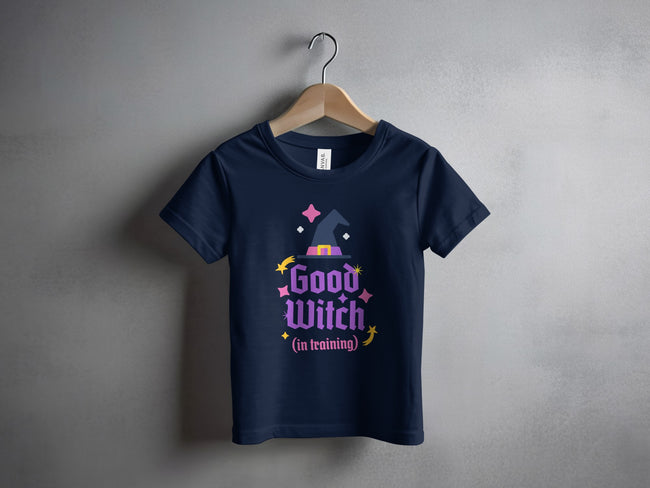 Good Witch In Training Witch Hat Design T-Shirt