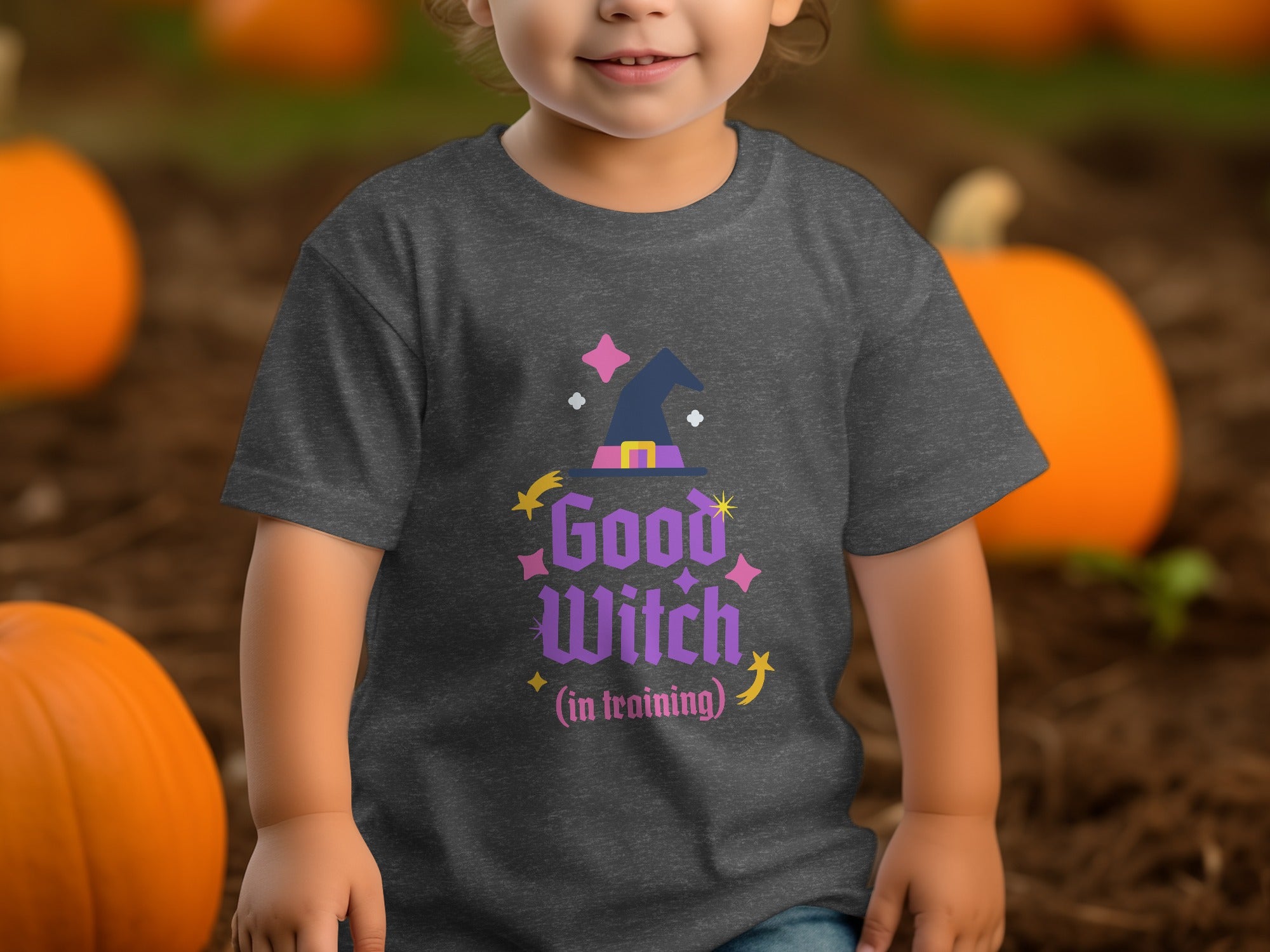 Good Witch In Training Witch Hat Design T-Shirt