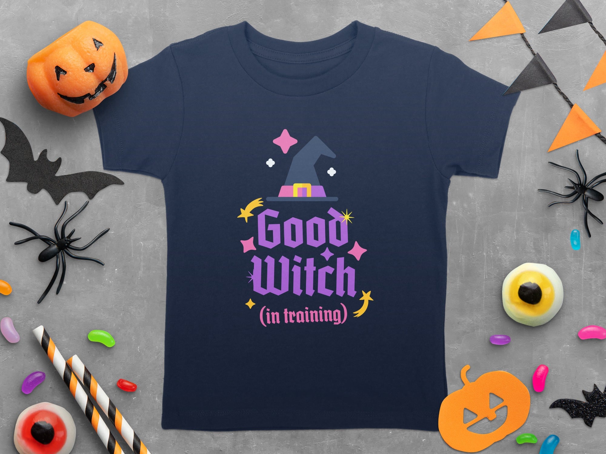 Good Witch In Training Witch Hat Design T-Shirt