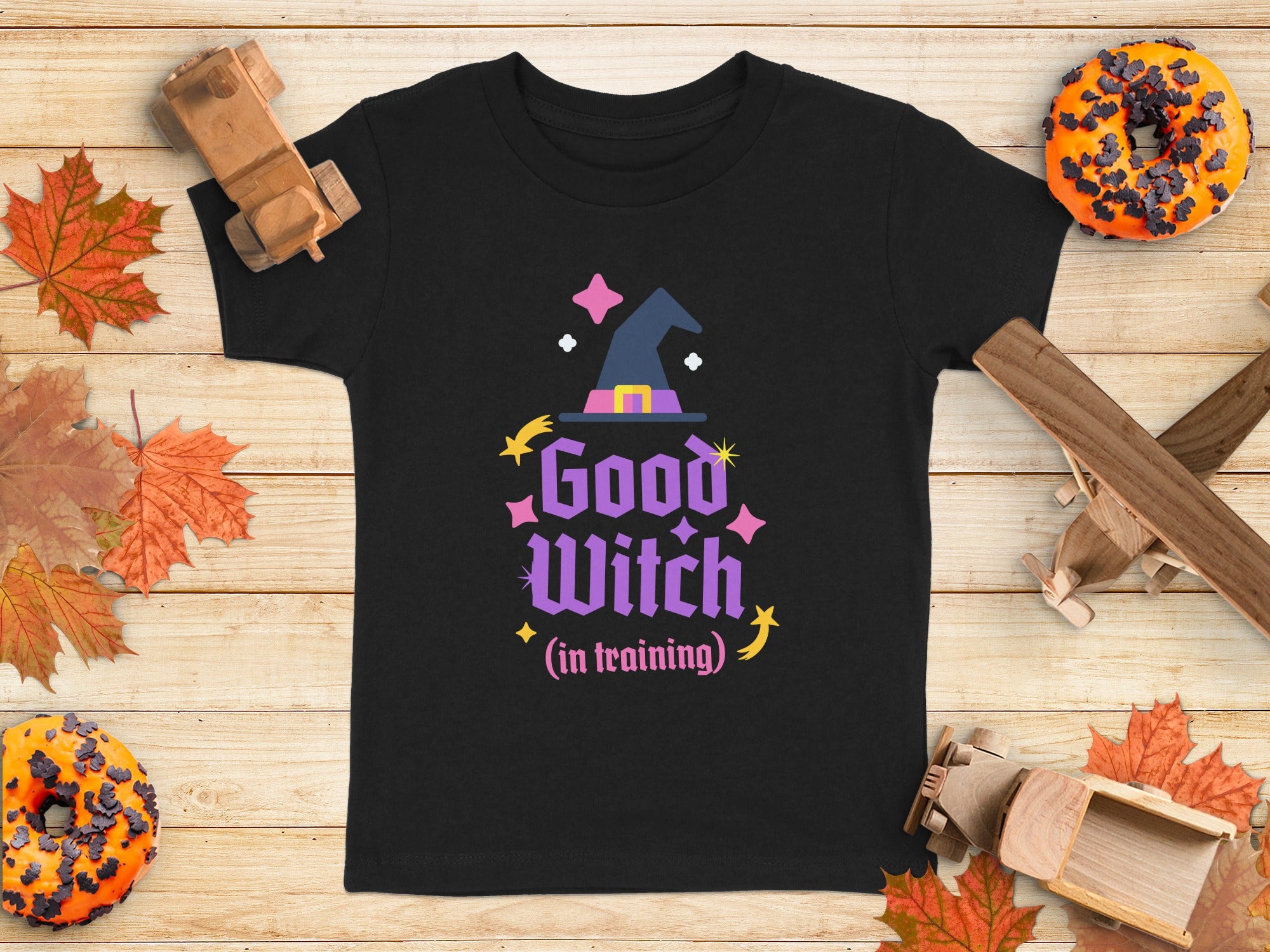 Good Witch In Training Witch Hat Design T-Shirt