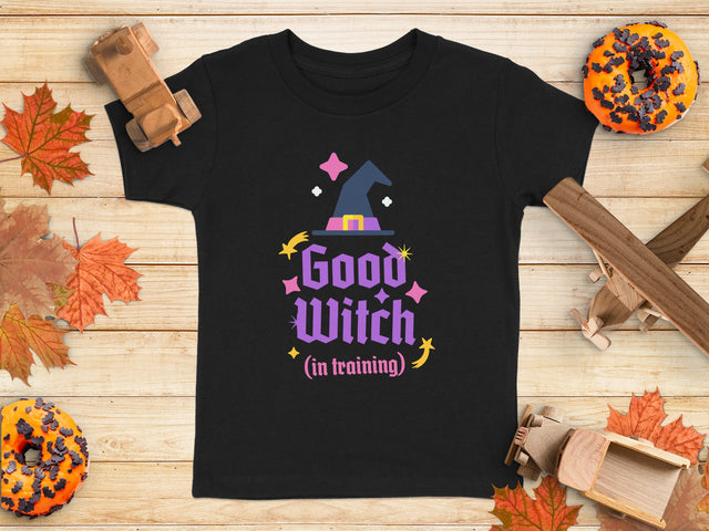 Good Witch In Training Witch Hat Design T-Shirt