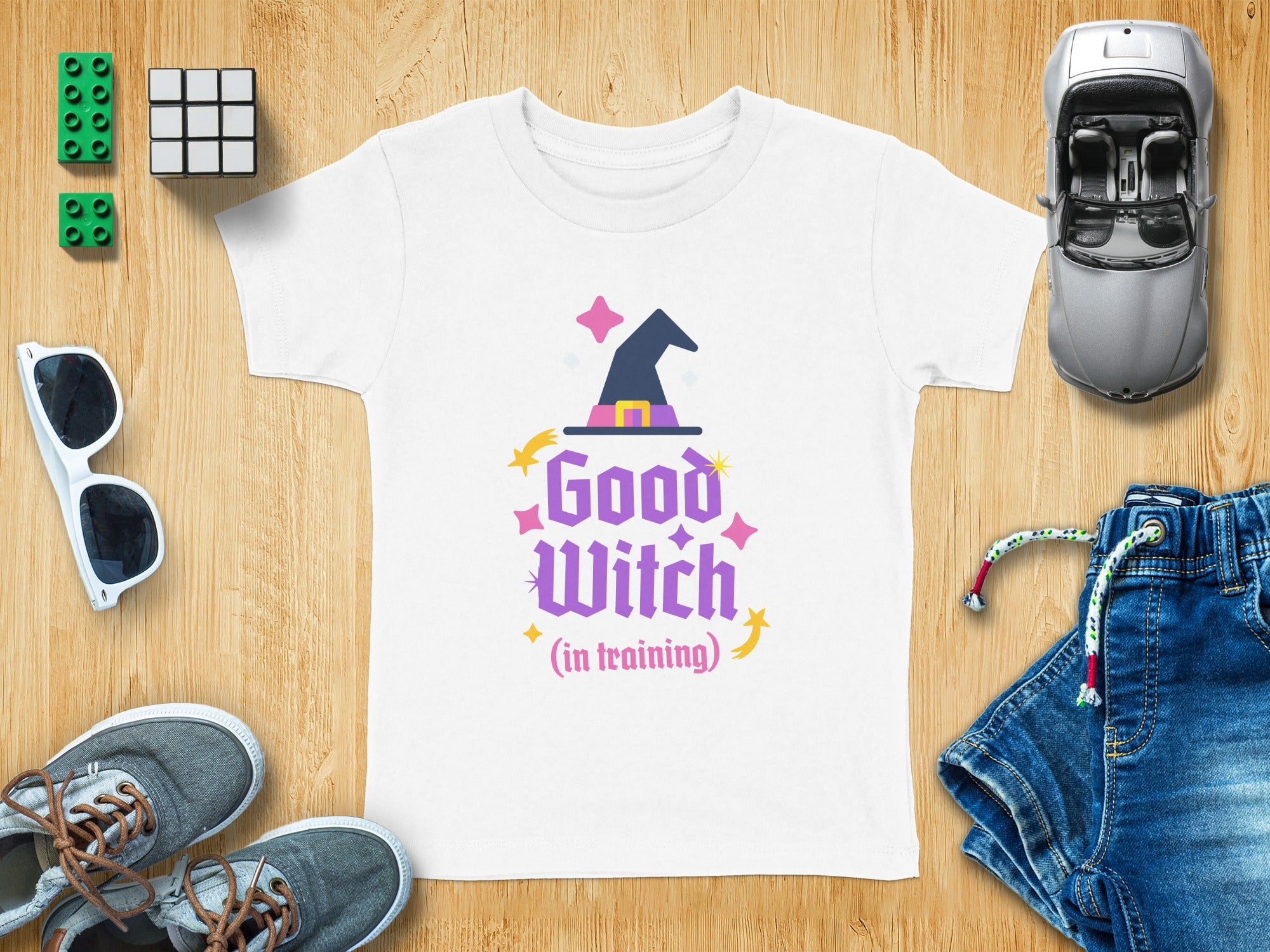 Good Witch In Training Witch Hat Design T-Shirt