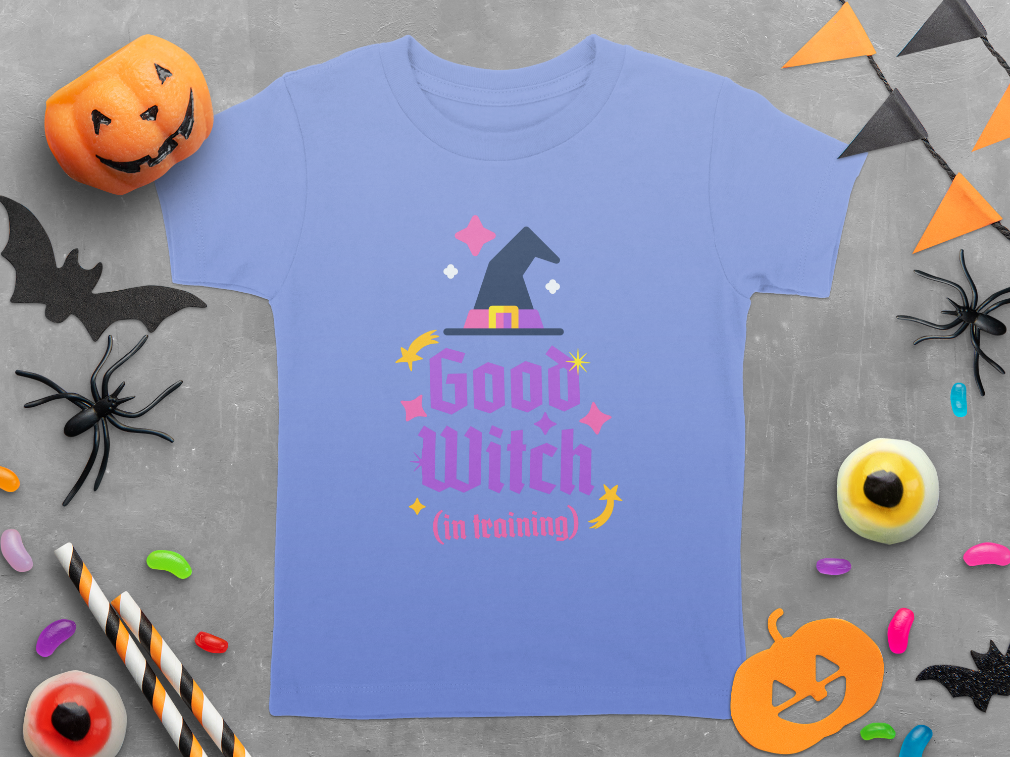 Good Witch In Training Witch Hat Design T-Shirt