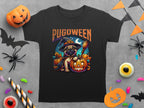 Pugoween Witch Halloween Design Cute Pug Puppy T-Shirt
