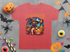 Pugoween Witch Halloween Design Cute Pug Puppy T-Shirt