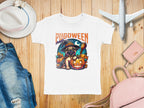 Pugoween Witch Halloween Design Cute Pug Puppy T-Shirt