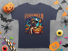 Pugoween Witch Halloween Design Cute Pug Puppy T-Shirt