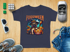 Pugoween Witch Halloween Design Cute Pug Puppy T-Shirt