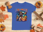 Pugoween Witch Halloween Design Cute Pug Puppy T-Shirt