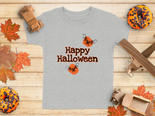 Happy Halloween and Bats Graphic Festive Event T-Shirt