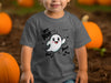 Cute Ghost Halloween Hey Boo Design Illustration T-Shirt