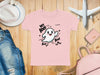 Cute Ghost Halloween Hey Boo Design Illustration T-Shirt
